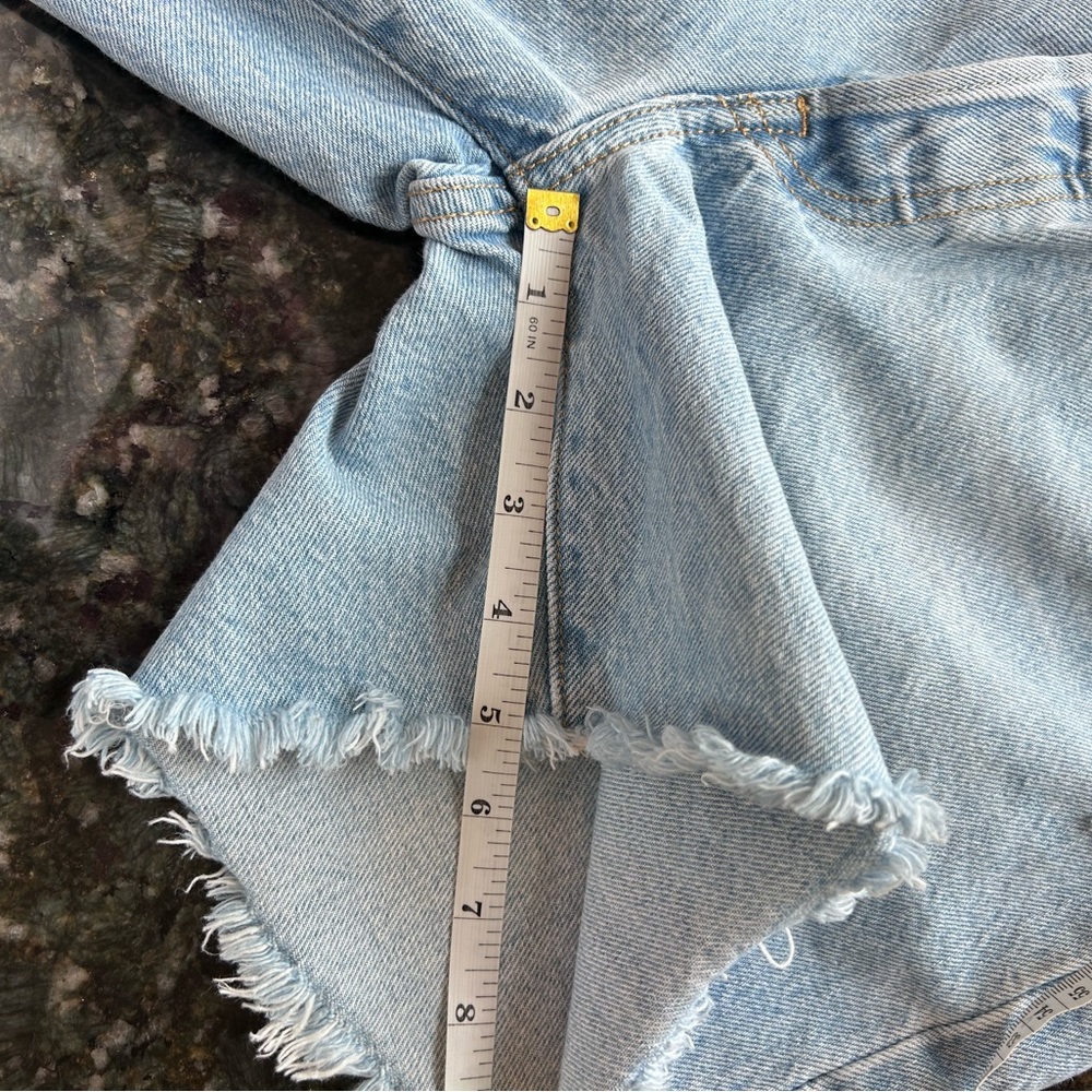 Levi’s 501 Button fly Cut Off Denim Shorts. Classic American. Unique tab style. - Picture 11 of 11